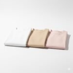 Top básico algodón – blanco/beige/rosa