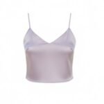Top crop tiras ajustables – lila pastel