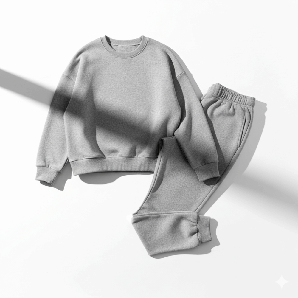 Conjunto deportivo cómodo – color gris